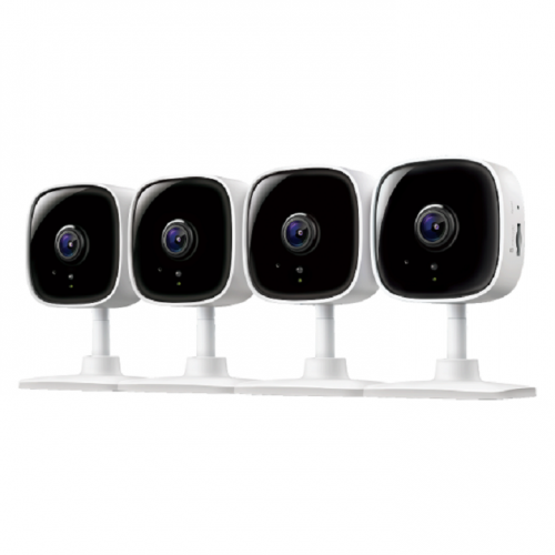 Tapo C100 Home Security Wi-Fi Camera - 4 Pack