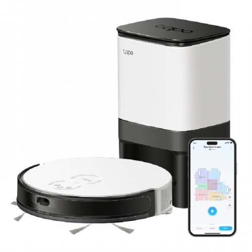 Tapo RV20 Mop Plus MagSlim LiDAR Robot de navigation aspirateur et vadrouille + station d'accueil intelligente à vidage automatique