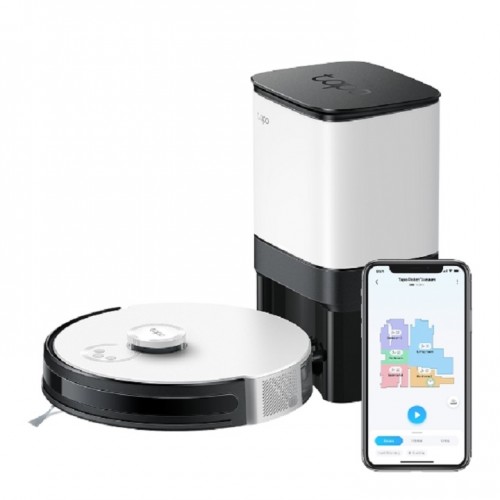 Aspirateur robot de navigation Tapo RV30C Plus LiDAR + station d'accueil intelligente à vide automatique