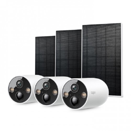 Tapo TC85 KIT Kit de caméra de sécurité à énergie solaire - Paquet de 3