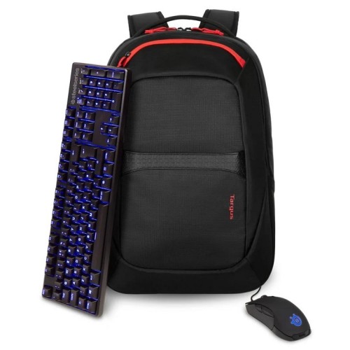 Targus TBB639GL 17.3” Strike II Gaming Backpack - Black