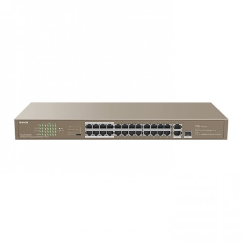 Tenda TEF1126P-24-250W 24FE+2GE/1SFP Rackmount Switch With 24-Port PoE
