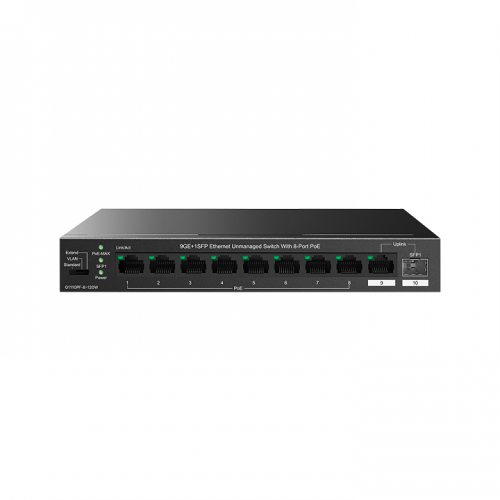Tenda TEG1110PF-8-120W 9GE+1SFP Ethernet Switch With 8-Port PoE
