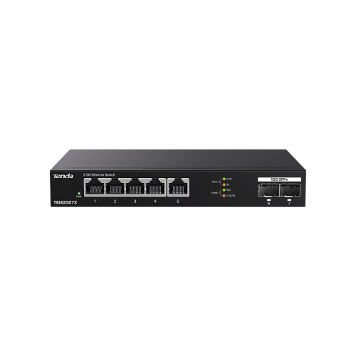 Tenda TEM2007X 5-Port 2.5G Ethernet Switch With 2*10G SFP+ Slots