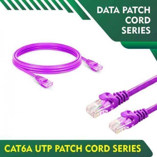 TMT Global 6A4PBB40 Cat6a 24AWG UTP Patch Cable 40 Meter - Voilet