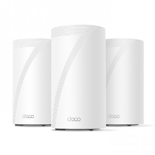 TP-Link Deco BE16000 BE16000 Quad-Band Whole Home Mesh WiFi 7 System - 3 Pack
