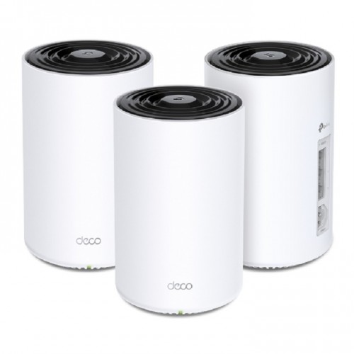 TPLink Access Point Deco PX50 AX3000 + G1500 Whole Home Powerline Mesh WiFi 6 System - 3 Pack