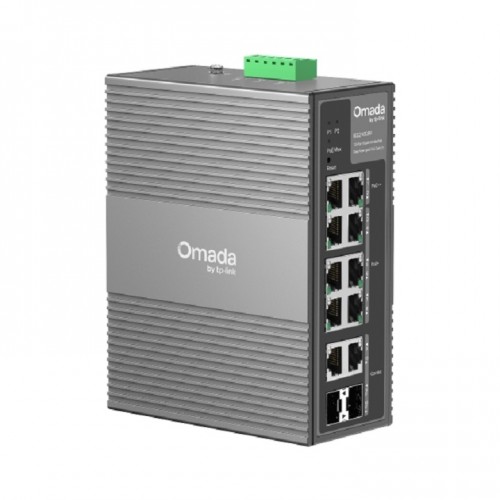 Tp-Link IES210GPP Omada 10-Port Gigabit Industrial Easy Managed Switch with 6-Port PoE+ and 2-Port PoE++
