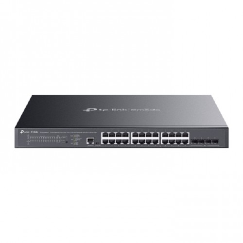 Tp-Link SG3428XMPP Omada 24-Port Gigabit and 4-Port 10GE SFP+ L2+ Managed Switch with 16-Port PoE+ & 8-Port PoE++