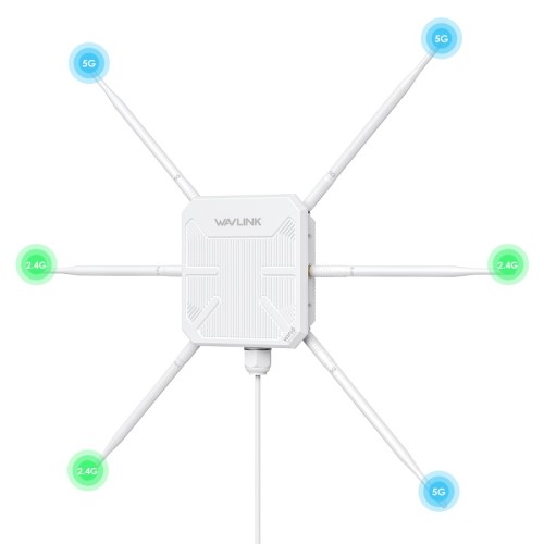 Wavlink AX3000 Dual Band WiFi6 Outdoor Access Point AERIAL HD9S - WN588HX3