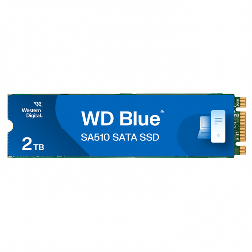 Western Digital 2TB WDS200T3B0B SA510 M.2 2280 SATA SSD - Blue
