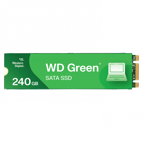 Western Digital 240GB WDS240G3G0B M.2 2280 SATA SSD - Green