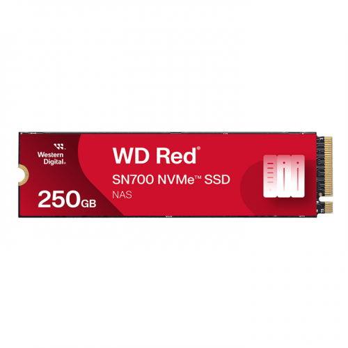 Western Digital 250GB WDS250G1R0C SN700 NVMe SSD - Red