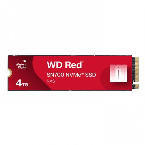 Western Digital 4TB WDS400T1R0C SN700 NVMe SSD - Red