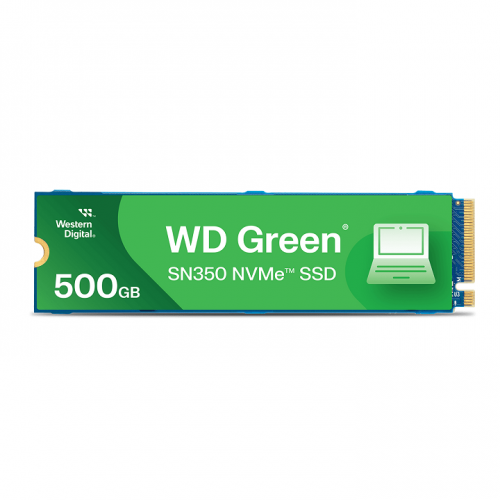 Western Digital 500GB WDS500G2G0C SN350 NVMe SSD, TLC - Green