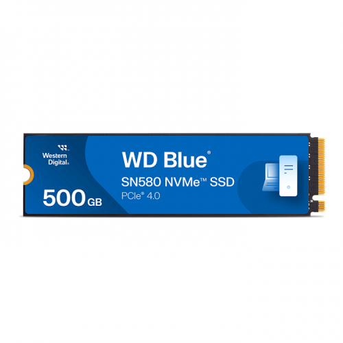 Western Digital 500GB WDS500G3B0E SN580 NVMe SSD - Blue