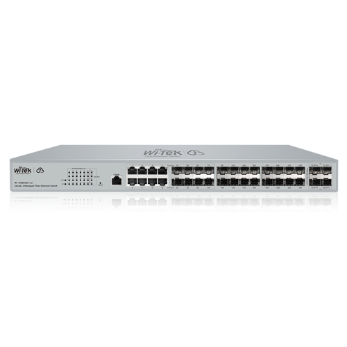 Wi-Tek WI-CGS5328-L3 V2 8 Gigabit Combo ports 16 Gigabit SFP slots and 4 10G SFP+ slots L3 Managed Cloud Switch