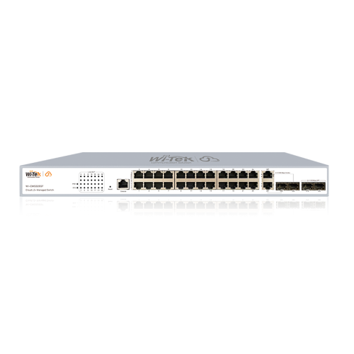 Wi-Tek WI-CMS328GF 24 Gigabit ports, 2 Gigabit SFP slots and 2 Gigabit Combo SFP Cloud L2+ Gigabit Managed Switch