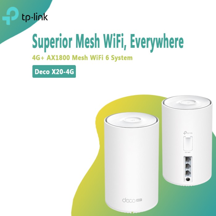 TP-Link Deco X20-4G DECO X20-4G(1-PACK) Routeur