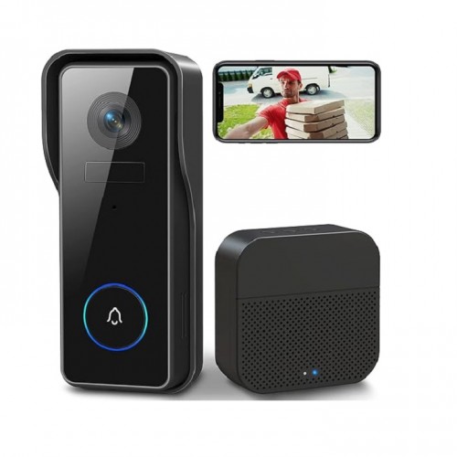 XTU J9 Kit 1080P wireless Video Doorbell with chime