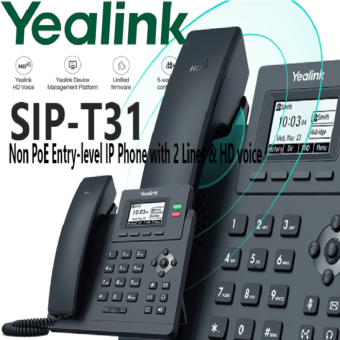 Yealink T31 Call for Best Price +97142380921 in Dubai