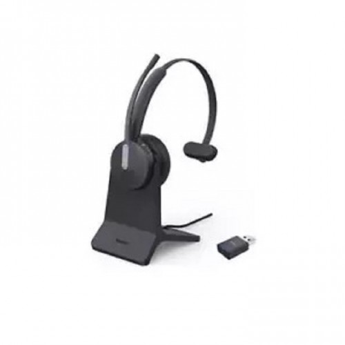 Yealink WH64 Hybrid Mono With Charging Stand Teams DECT Wireless Headset - Black