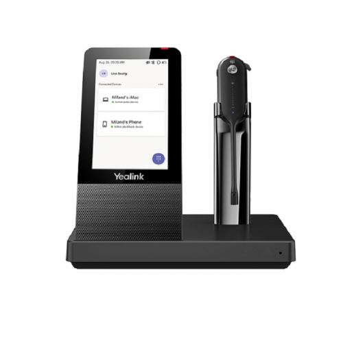 Yealink WH67 Teams DECT Wireless Convertible Headset - Black