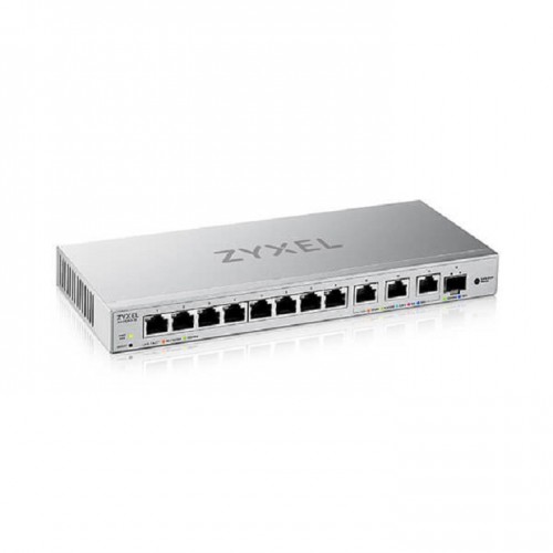 Zyxel XGS1250-12 v2 12-Port Web-Managed Multi-Gigabit Switch includes 3-Port 10G and 1-Port 10G SFP+