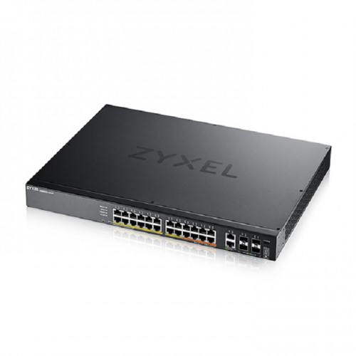Zyxel XGS2220-30HP 24-port GbE PoE L3 Access Switch with 6 10G Uplink (400W)