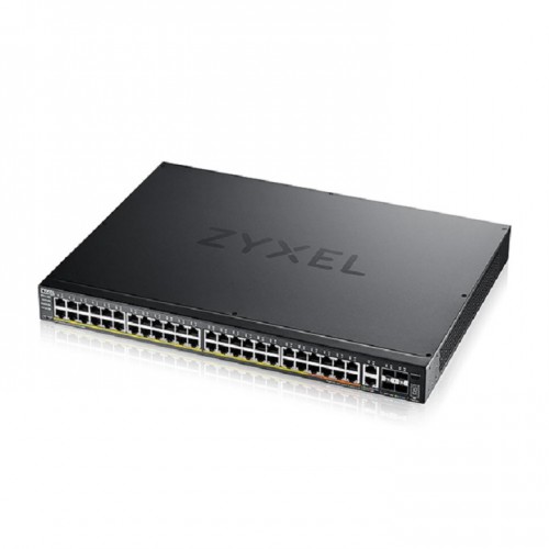 Zyxel XGS2220-54FP 48-port GbE PoE L3 Access Switch with 6 10G Uplink (960W)