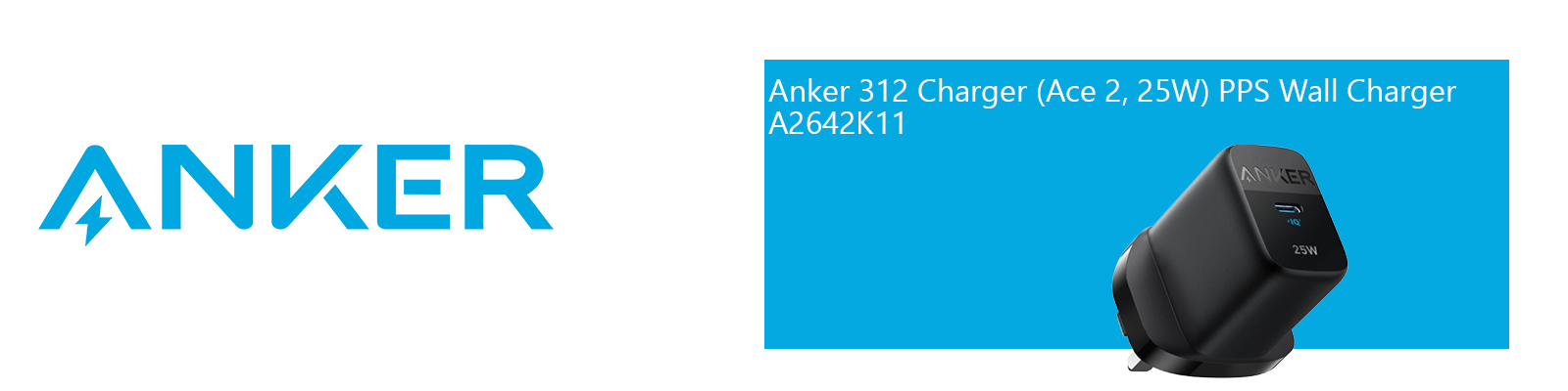 Anker 312 Charger (Ace, 25W)